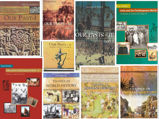 ALL NCERT HISTORY BOOKS FOR Class - 6 TO 12 (ENGLISH MEDIUM) IN COMBO PACK - eLocalshop