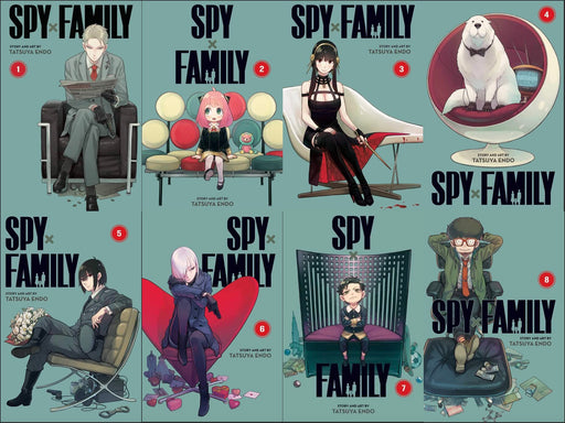 Spy x Family Vol. 1-8 Bundle Set (8 Book Collection) Paperback - eLocalshop