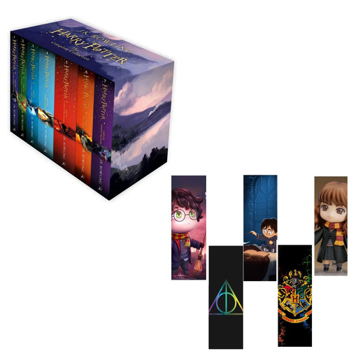 Harry Potter Box Set with 5 Harry Potter Bookmarks Free (Set of 7 Volumes)- Paperback - eLocalshop