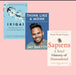 Books Combo (Ikigai, Think Like A Monk, Sapiens)- Paperback - eLocalshop