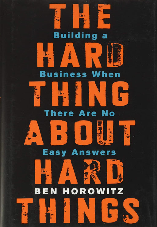 The Hard Thing about Hard Thing paperback - eLocalshop