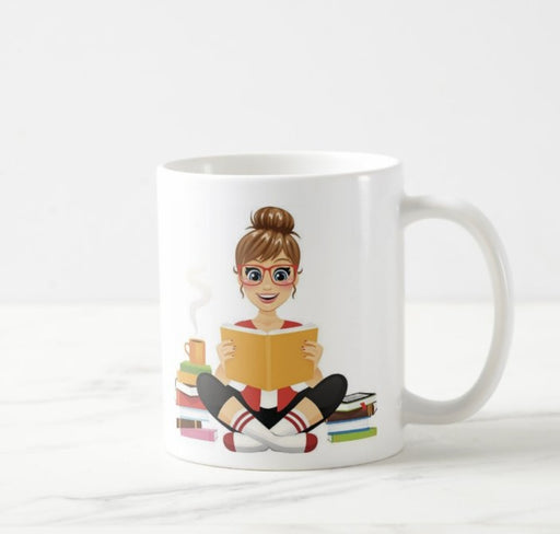 Reader Inspired Designer Printed Ceramic Coffee |Tea | Milk Mug Gift | Books | Motivational Quotes | Hobby (RCM01) - eLocalshop