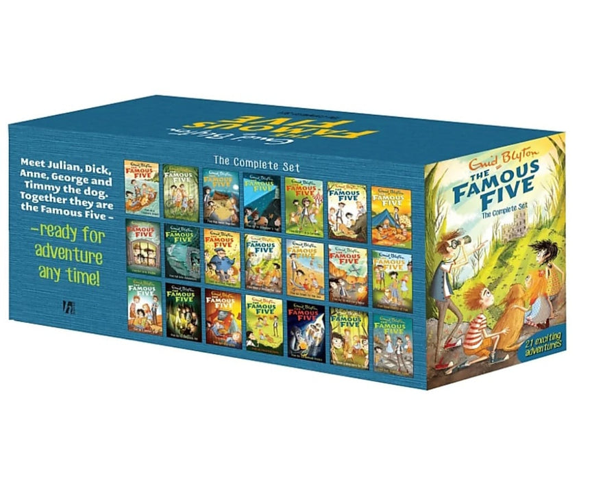 Famous Five: 21 Exciting Adventures! (Set of 21 Books) by Enid Blyton