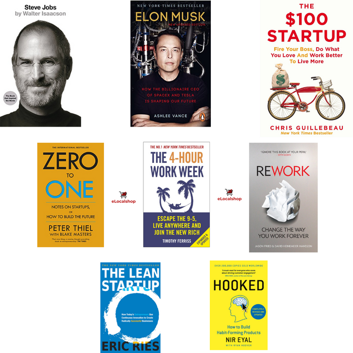 Entrepreneur’s Book Combo – Set of 8 Books