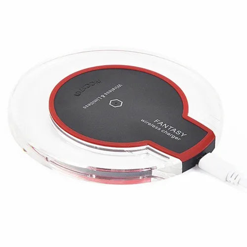 Wireless Charger with led Light Compatible for Phone x/Samsung Galaxy s9+/s9 and Other qi Enabled Devices (Wireless Charging Plate)