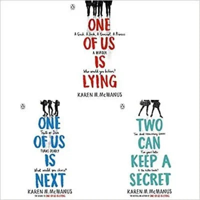COMBO PACK - One Of Us Is Lying + One Of Us Is Next + Two can keep a secret (Paperback) - Karen M. McMAnus - eLocalshop